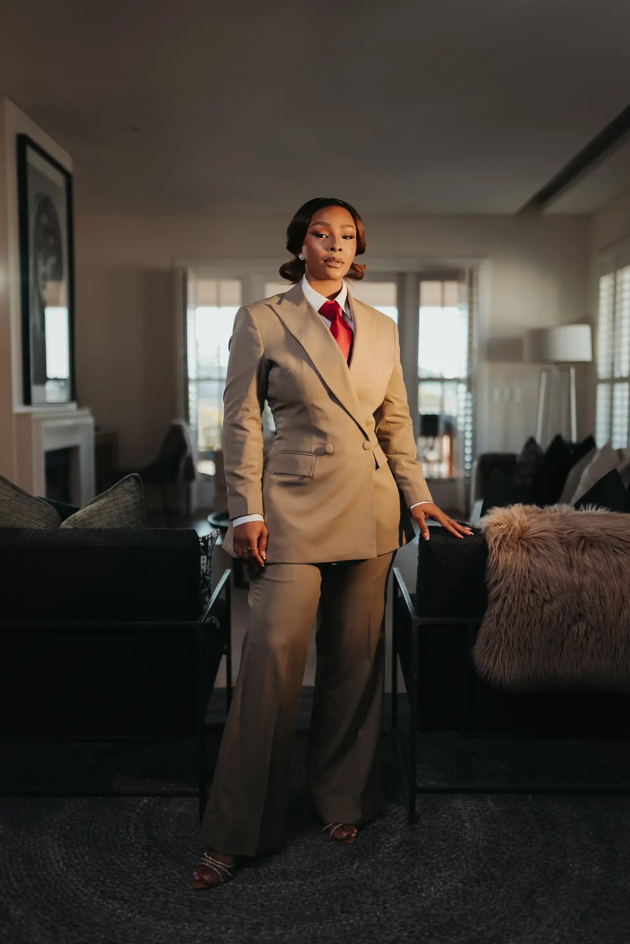 The Executive Suit — tailored three-piece ensemble